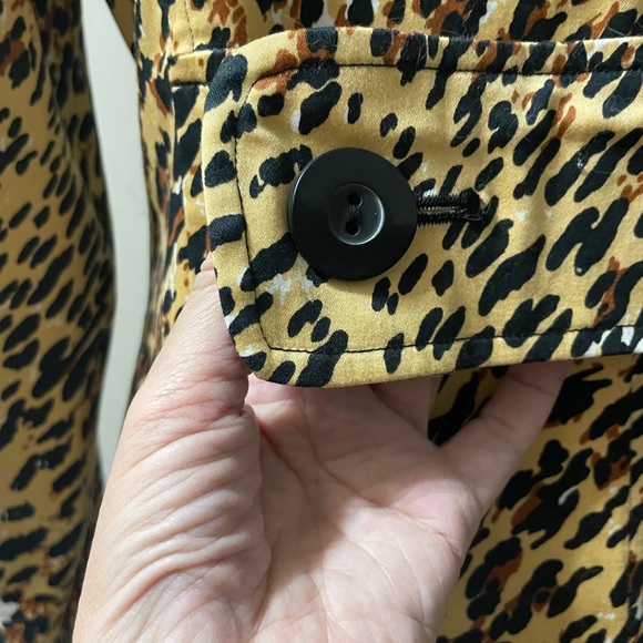 Women’s Coat, WorthingtonStretch, Animal Print, Size: Medium, Beige/Brown/Black - Picture 8 of 8